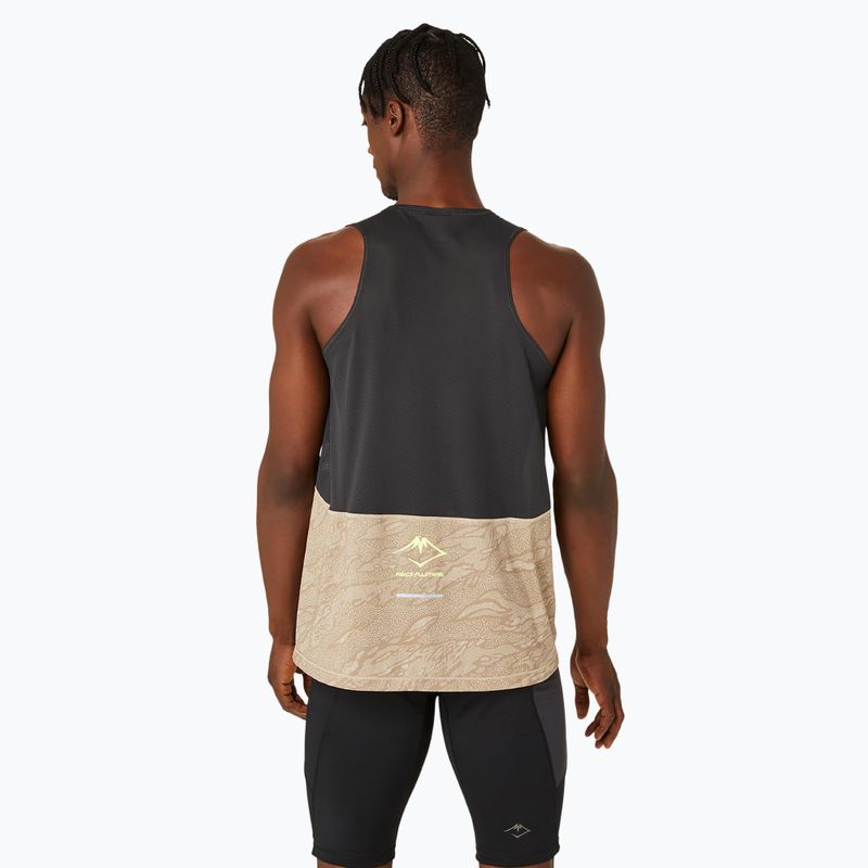 Koszulka do biegania męska ASICS Fujitrail Singlet pepper 3