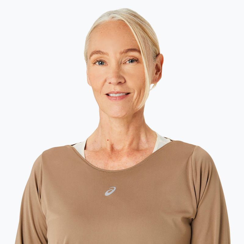 Longsleeve + koszulka do biegania damska ASICS Nagino Run pepper/oatmeal 4