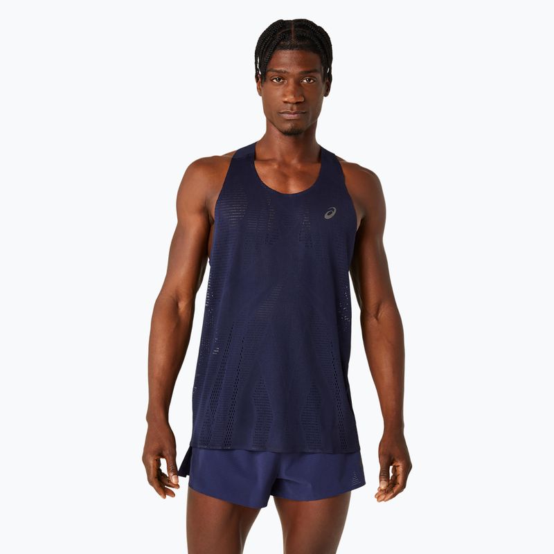Koszulka do biegania męska ASICS Metarun Singlet midnight