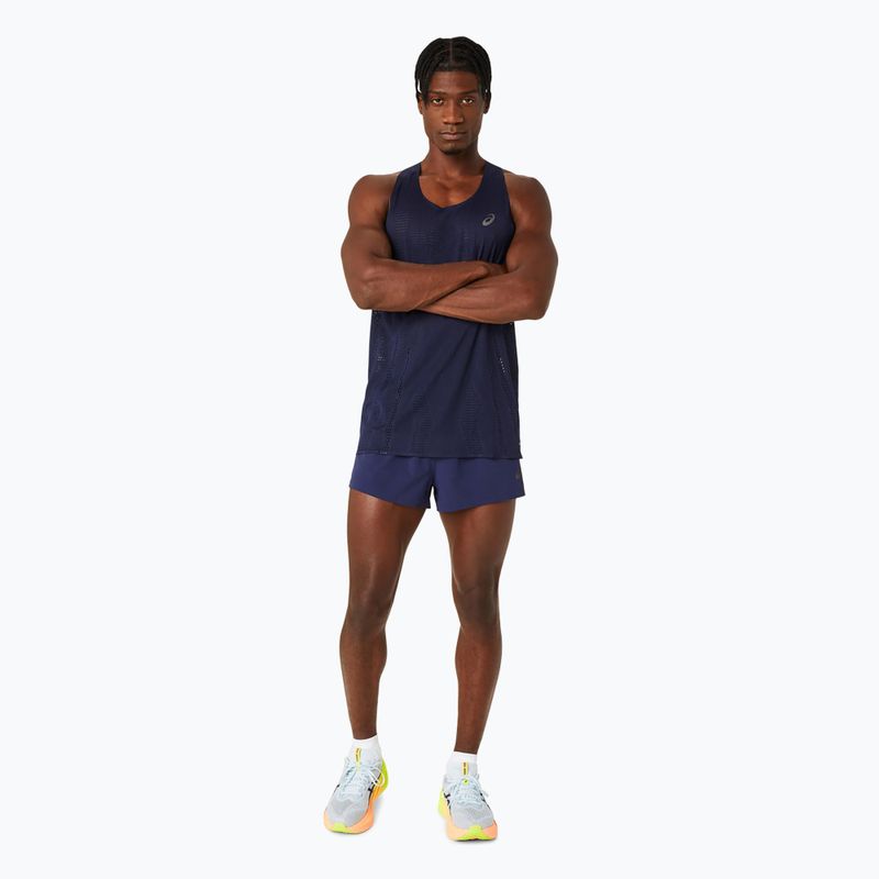 Koszulka do biegania męska ASICS Metarun Singlet midnight 2