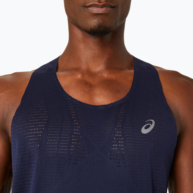 Koszulka do biegania męska ASICS Metarun Singlet midnight 4