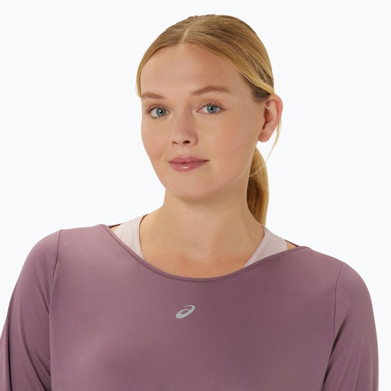 Longsleeve + koszulka do biegania damska ASICS Nagino Run dusty mauve/watershed rose 6