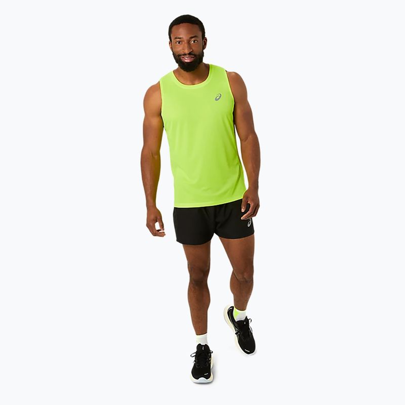 Tank top do biegania męski ASICS Core Singlet safety yellow 2