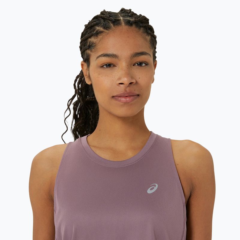 Tank top do biegania damski ASICS Core Tank dusty mauve 4