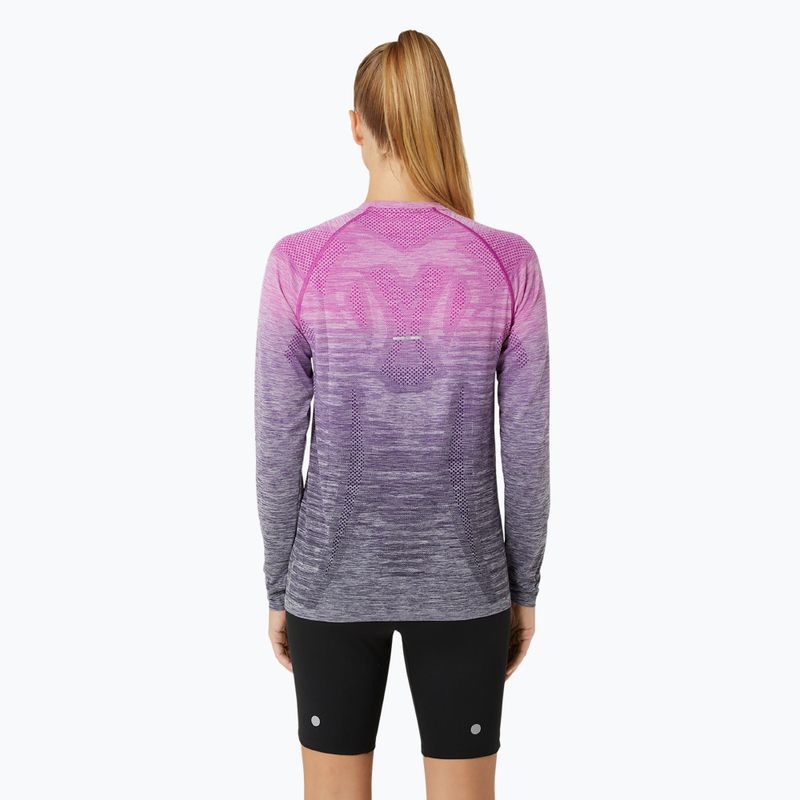 Longsleeve do biegania damski ASICS Seamless bold magenta/blue expanse 3