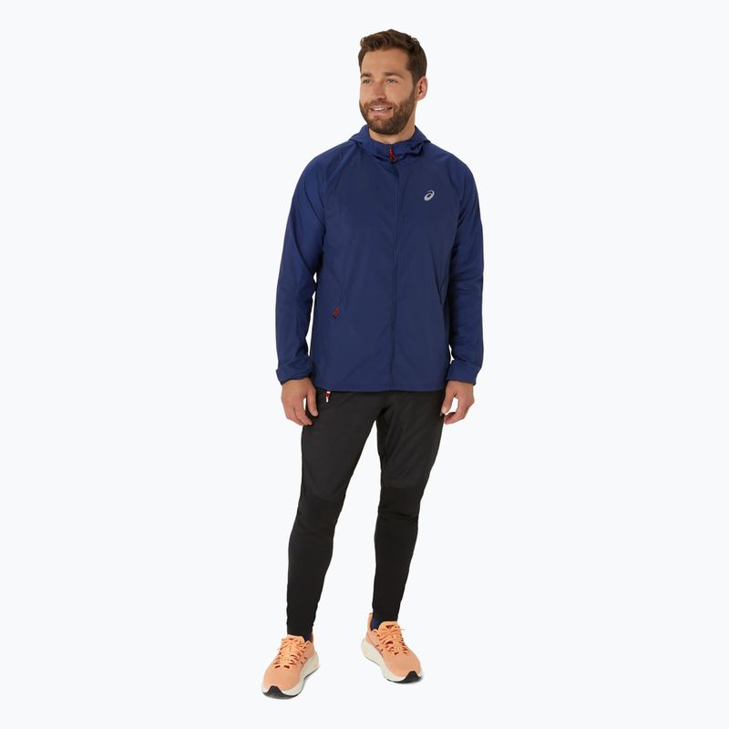 Kurtka do biegania męska ASICS Road Packable blue expense 2