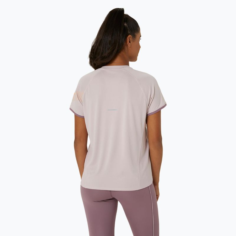 Koszulka do biegania damska ASICS Icon Top watershed rose 3