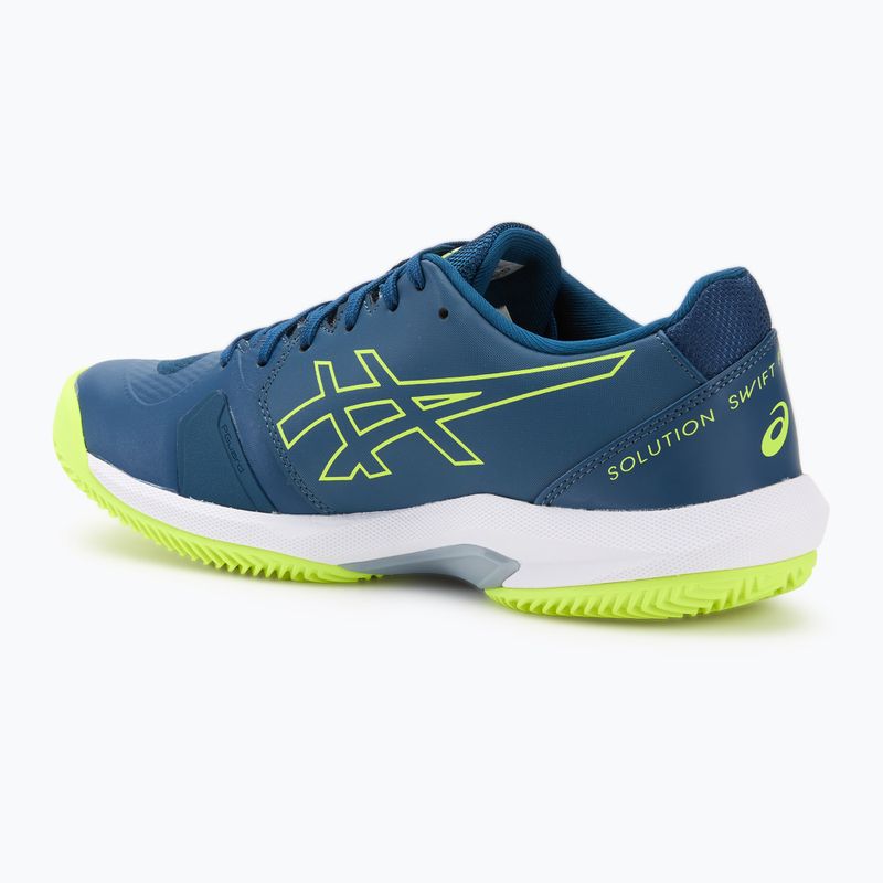 Buty do tenisa męskie ASICS Solution Swift FF 2 Clay mako blue/safety yellow 3