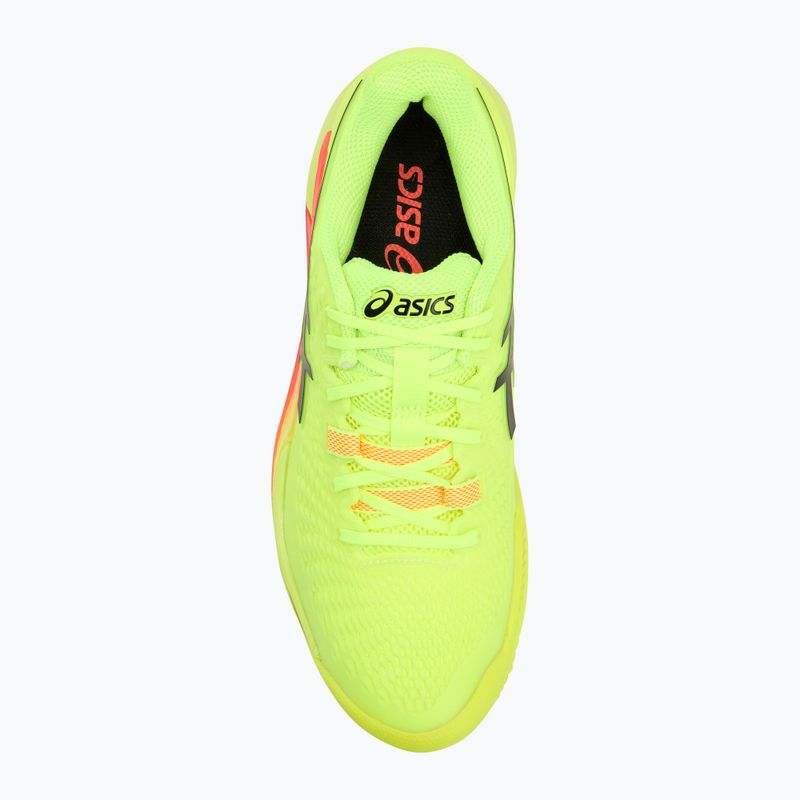 Buty do tenisa damskie ASICS Gel-Resolution 9 Clay Paris W safety yellow/black 5