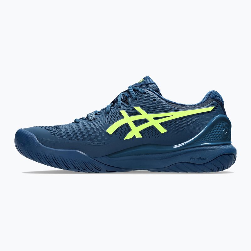 Buty do tenisa męskie ASICS Gel-Resolution 9 mako blue/safety yellow 9