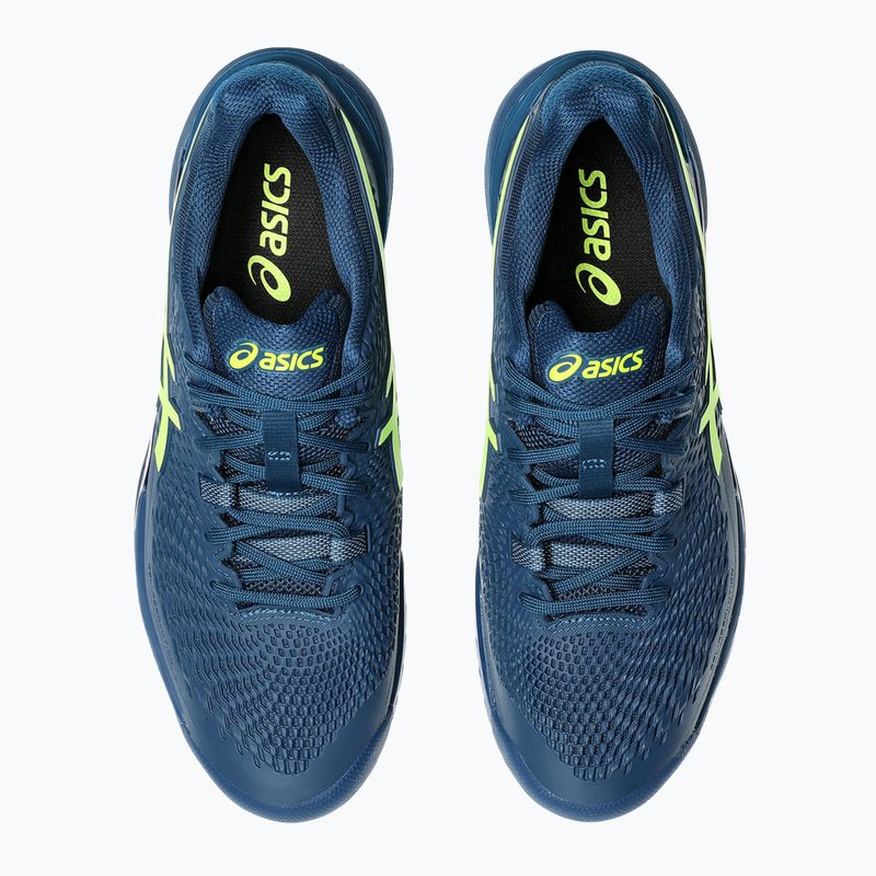 Buty do tenisa męskie ASICS Gel-Resolution 9 mako blue/safety yellow 12