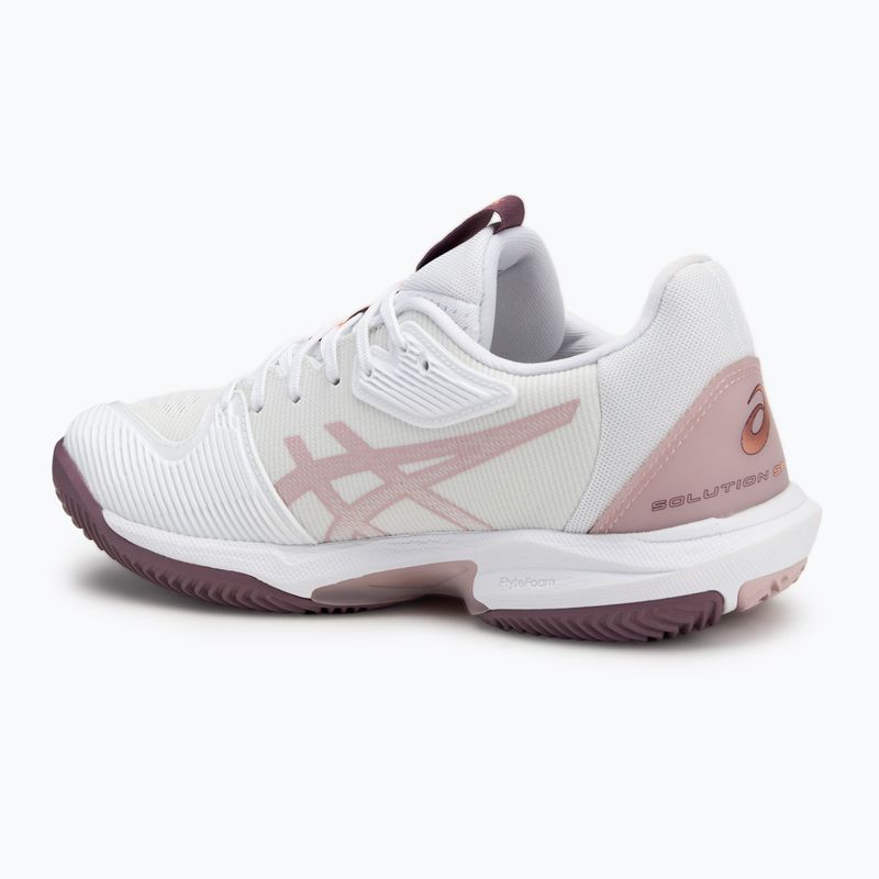 Buty do tenisa damskie ASICS Solution Speed FF 3 Clay W white/dusty mauve 3