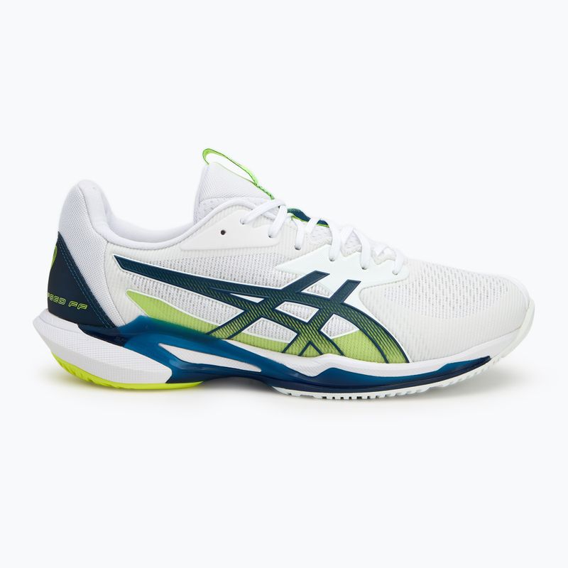 Buty do tenisa męskie ASICS Solution Speed FF 3 white/mako blue 2