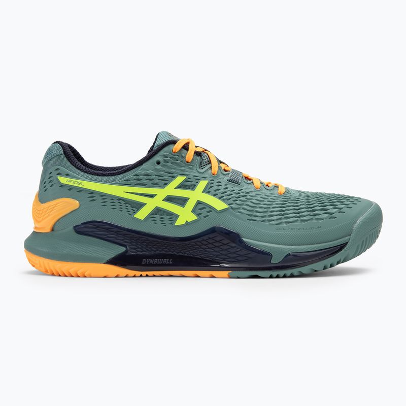 Buty do padla męskie ASICS Gel-Resolution 9 celadon/safety yellow 2