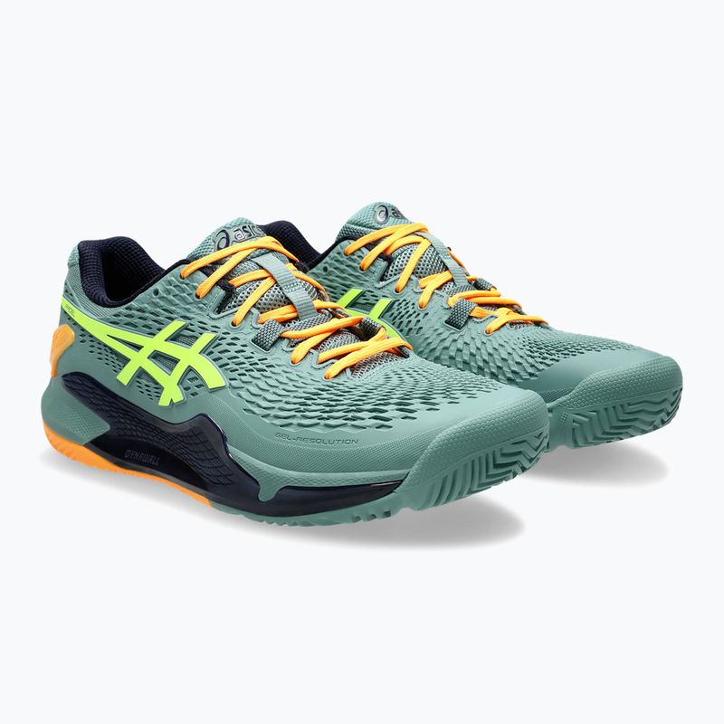 Buty do padla męskie ASICS Gel-Resolution 9 celadon/safety yellow 10