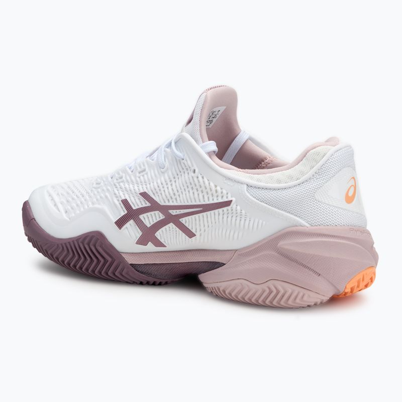 Buty do tenisa damskie ASICS Court FF 3 Clay white/watershed rose 3