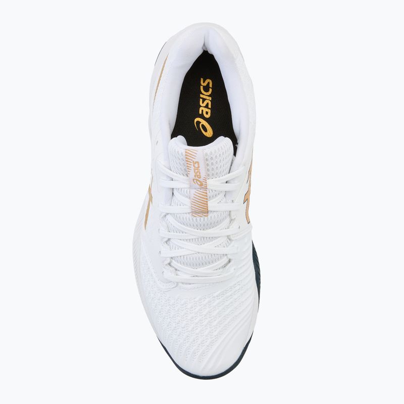 Buty męskie ASICS Netburner Ballistic FF 3 white/ pure gold 5