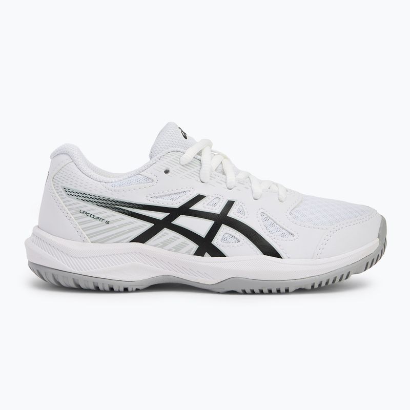 Buty dziecięce ASICS Upcourt 6 GS white/black 2