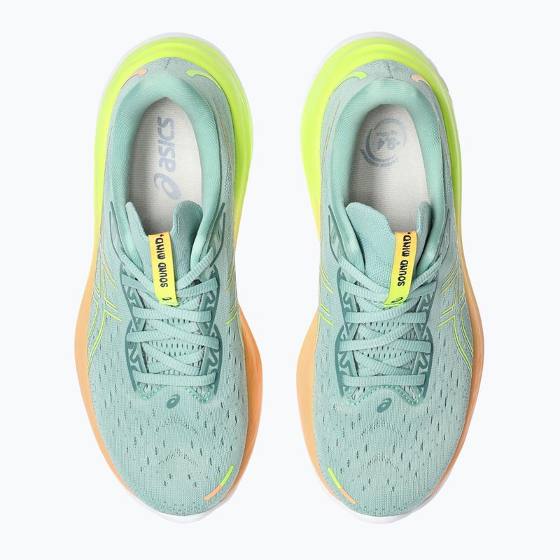Buty do biegania damskie ASICS Gel-Cumulus 26 Paris light celadon/safety yellow 8