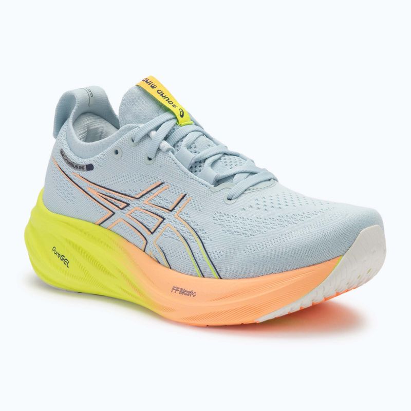 Buty do biegania damskie ASICS Gel-Nimbus 26 Paris cool grey/safety yellow