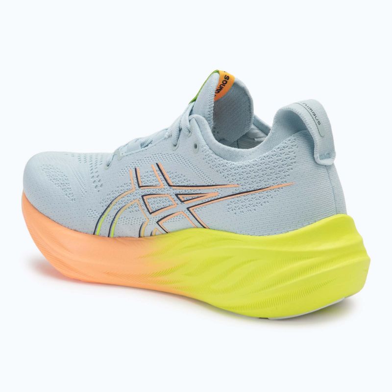 Buty do biegania damskie ASICS Gel-Nimbus 26 Paris cool grey/safety yellow 3