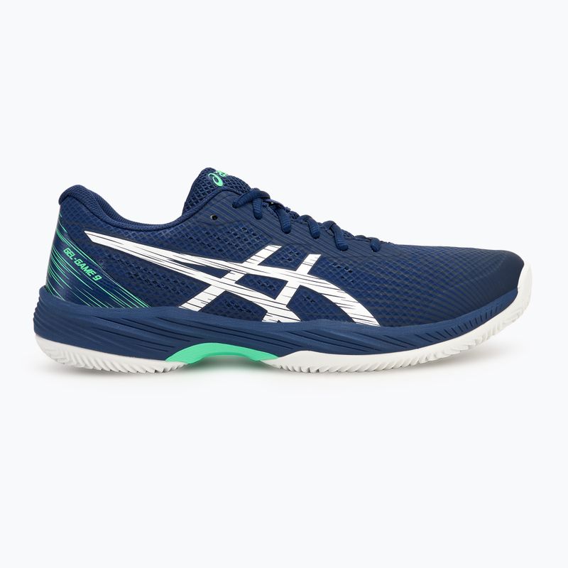 Buty do tenisa męskie ASICS Gel-Game 9 Clay/OC blue expanse/white 2