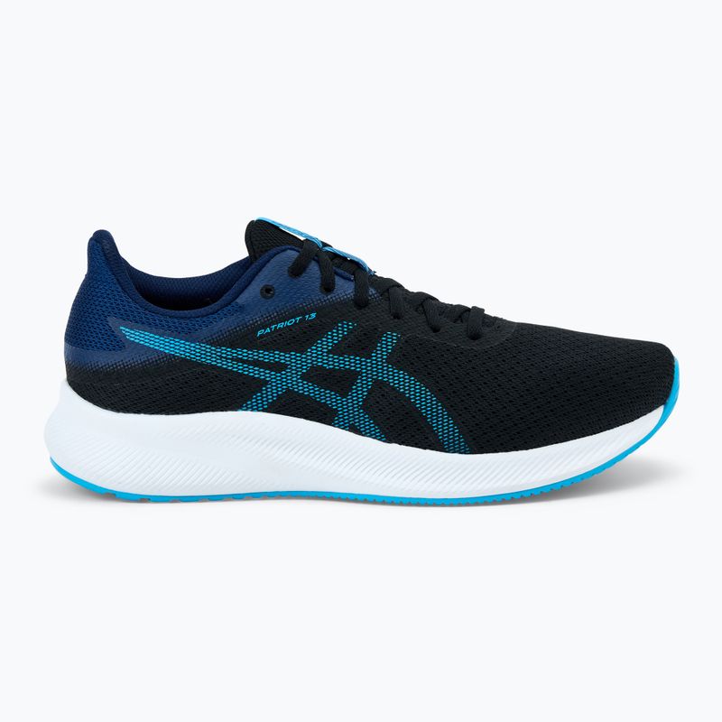 Buty do biegania męskie ASICS Patriot 13 black/digital aqua 2