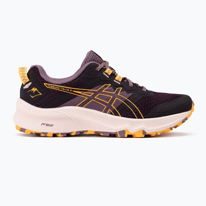 Buty do biegania damskie ASICS Trabuco Terra 2 dark aubergine/stadium orange 2