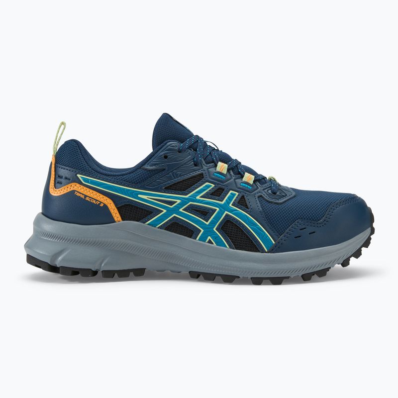 Buty do biegania męskie ASICS Trail Scout 3 night sky/teal blue 2