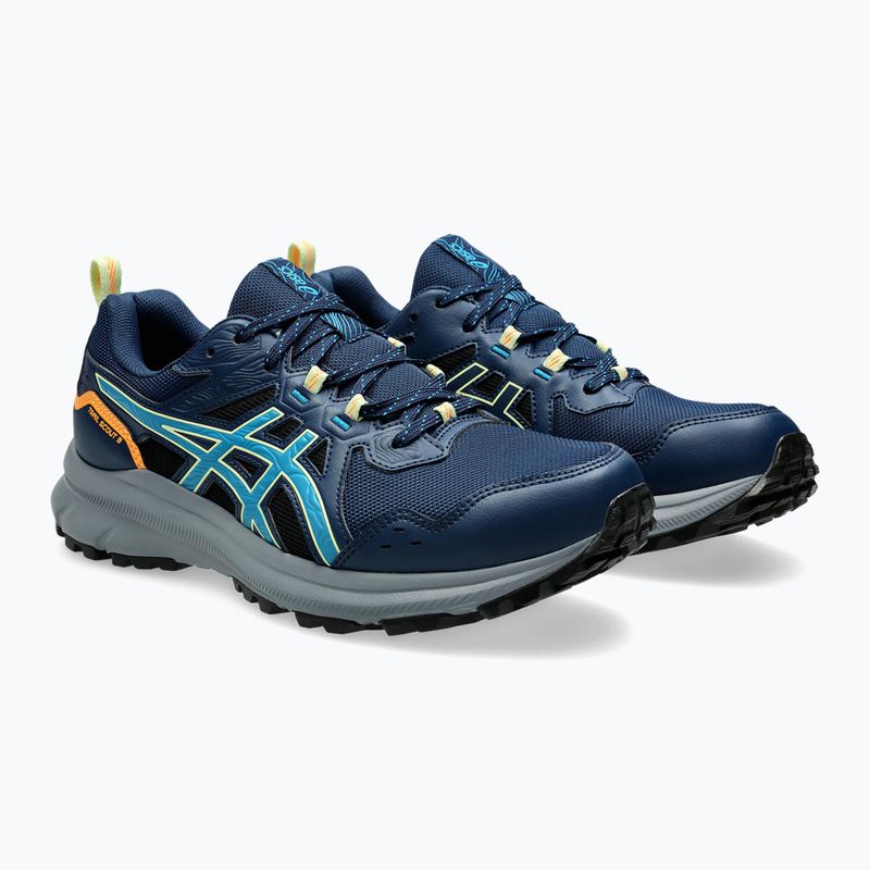 Buty do biegania męskie ASICS Trail Scout 3 night sky/teal blue 10