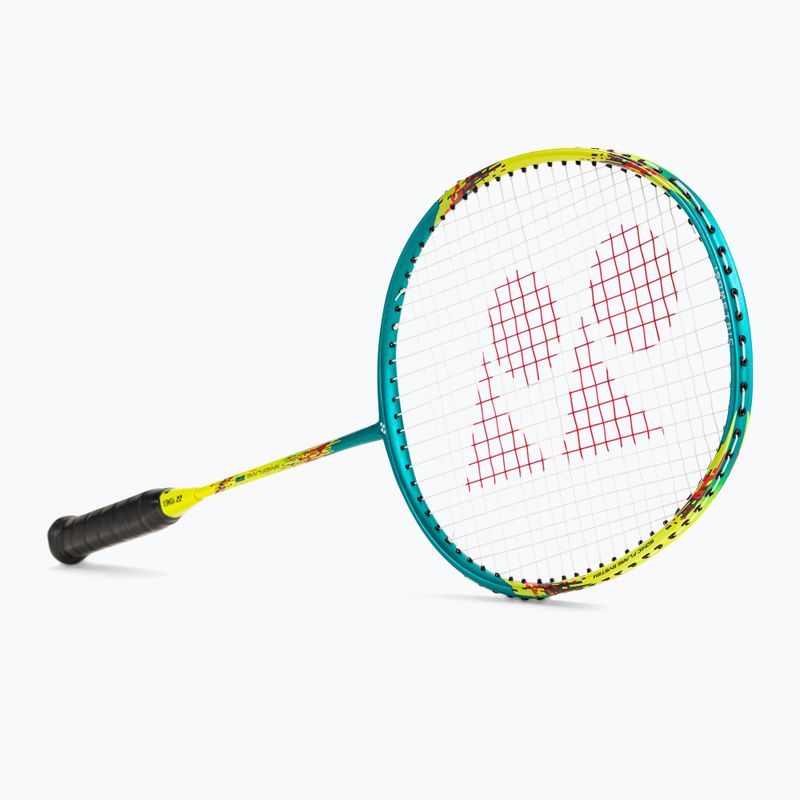 Rakieta do badmintona YONEX Nanoflare E13 turquoise/yellow 2