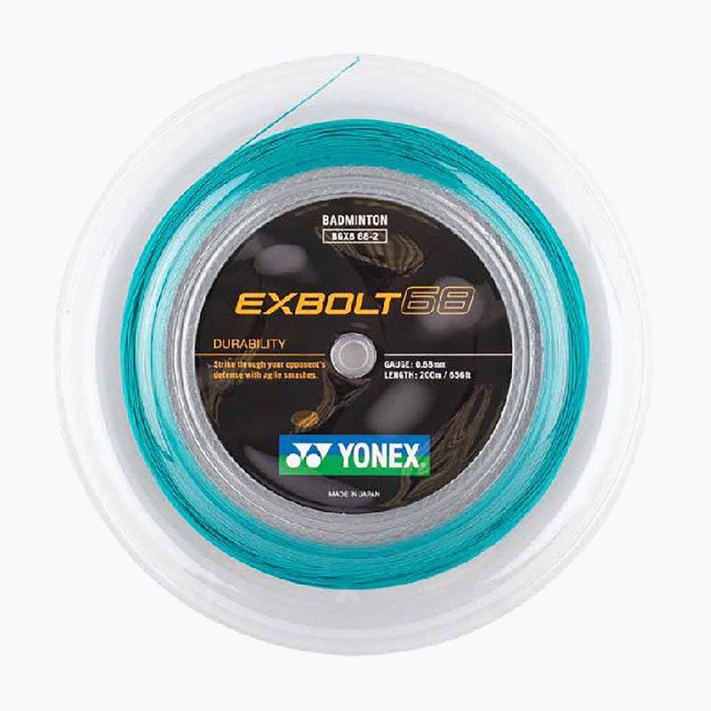 Naciąg badmintonowy YONEX Exbolt 68 Set 10 m turquoise