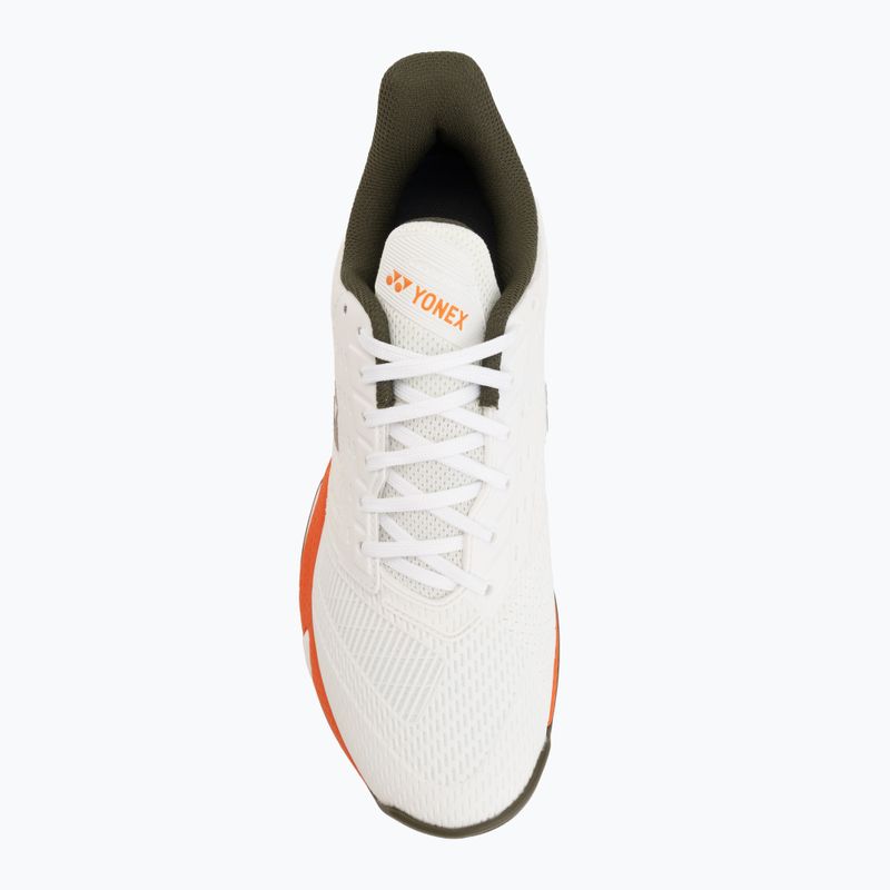 Buty do tenisa damskie YONEX Power Cushion Ad-Accel white/orange 5