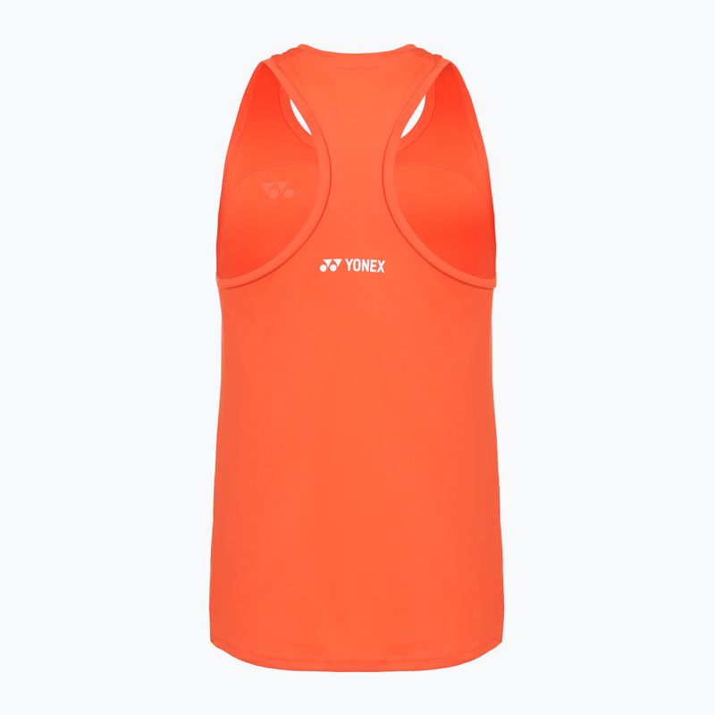 Koszulka tenisowa damska YONEX 16853 Practice Tank W cyber orange 2