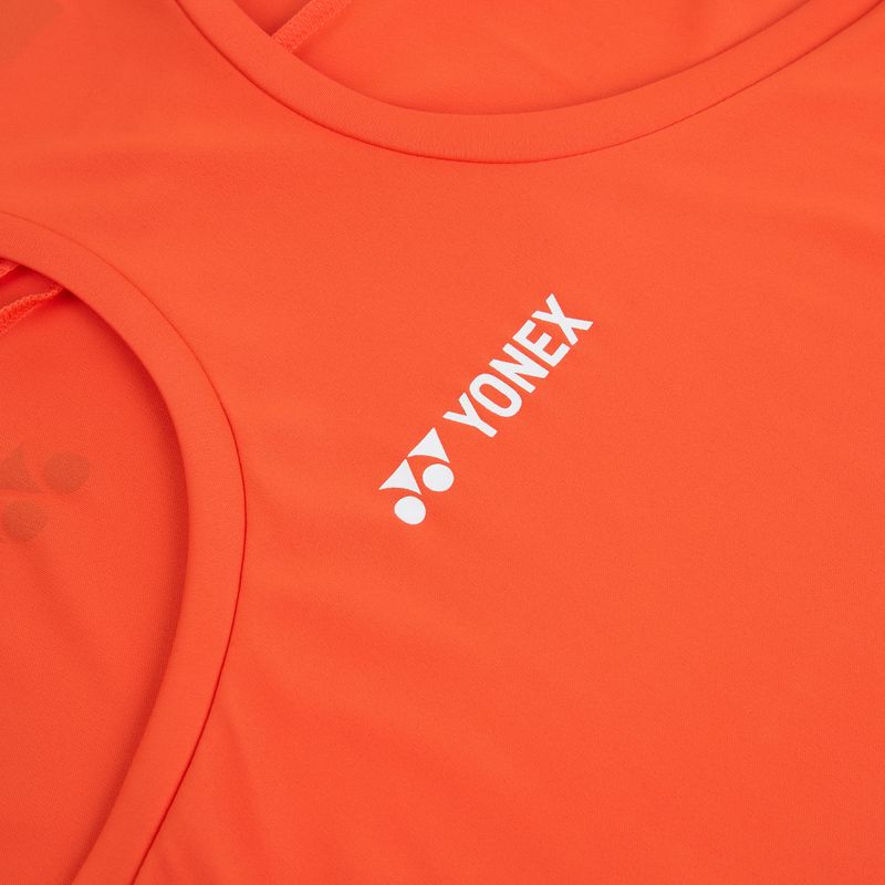 Koszulka tenisowa damska YONEX 16853 Practice Tank W cyber orange 4