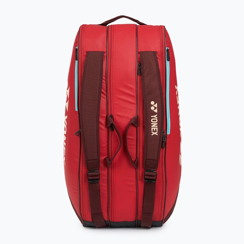 Torba tenisowa YONEX 42529 Team Racquet Bag 9 pcs ruby red 6