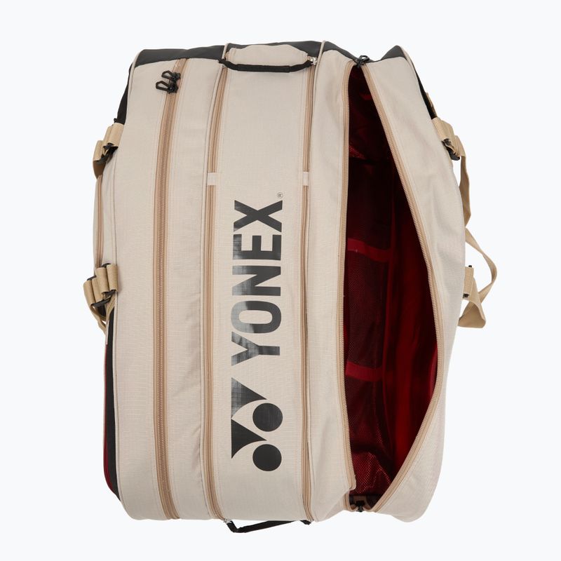Torba tenisowa YONEX 726212 Gearlogic Racket Bag 12 pcs beige 11