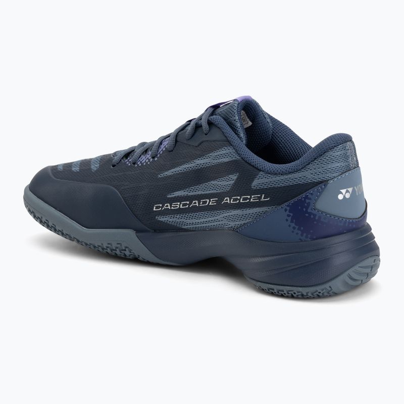 Buty do badmintona damskie YONEX Cascade Accel 2 Wide purple 3