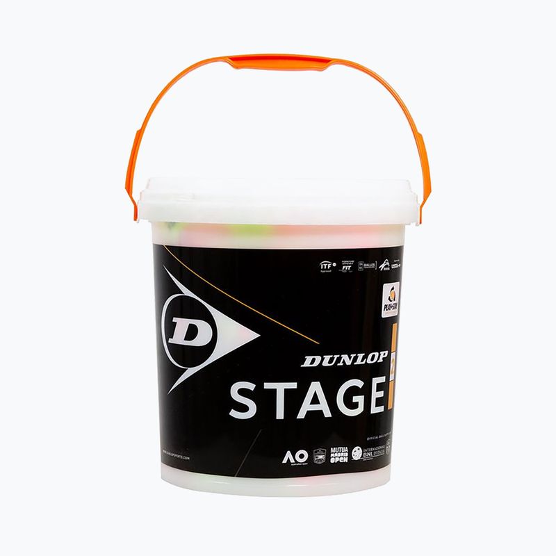 Piłki tenisowe dziecięce Dunlop Stage 2 60 szt. pomarańczowo-żółte 601343