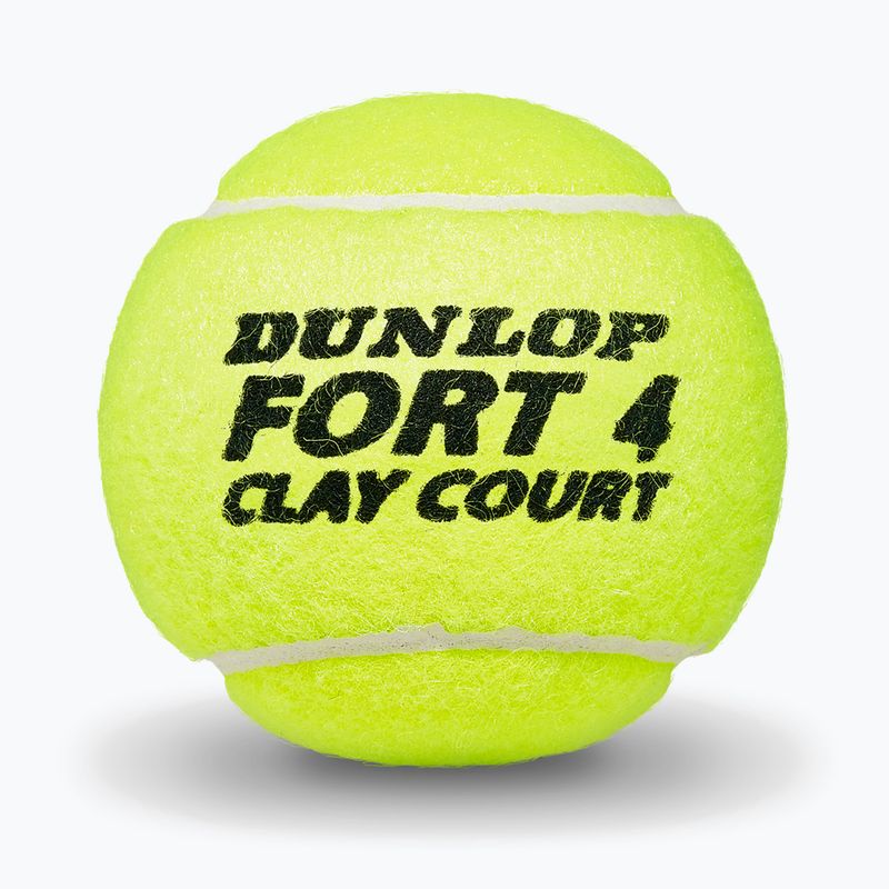 Piłki tenisowe Dunlop Fort Clay Court 4B 2025 3