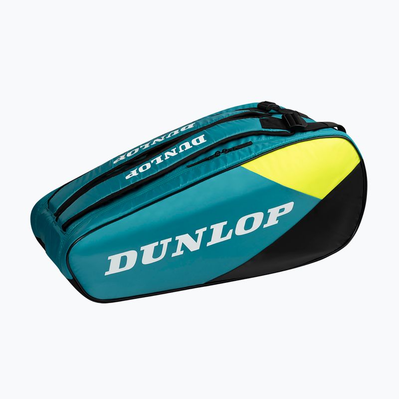 Torba tenisowa Dunlop SX-Club 10Rkt 75 l teal/black/yellow 2