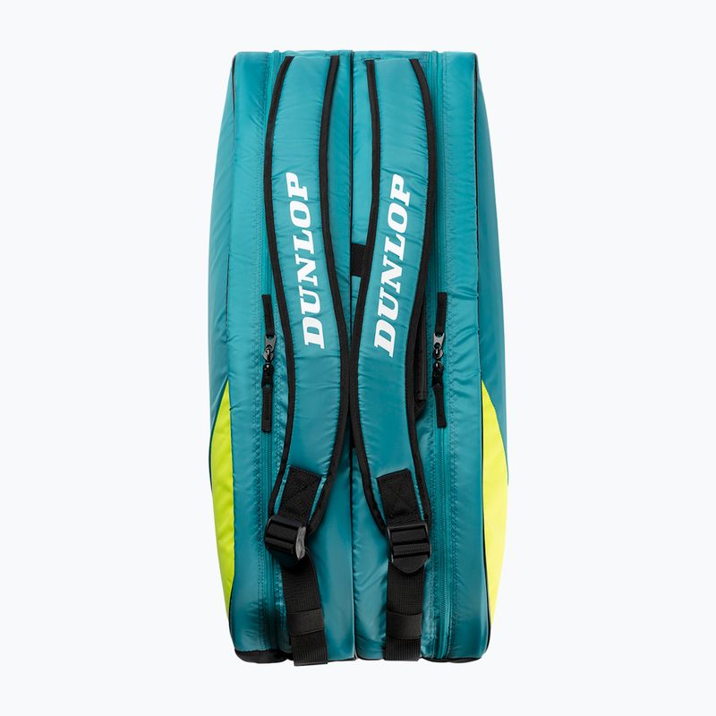 Torba tenisowa Dunlop SX-Club 10Rkt 75 l teal/black/yellow 3