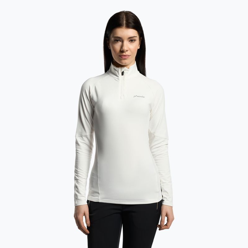 Bluza damska Phenix Twinpeaks 1/2 Zip white