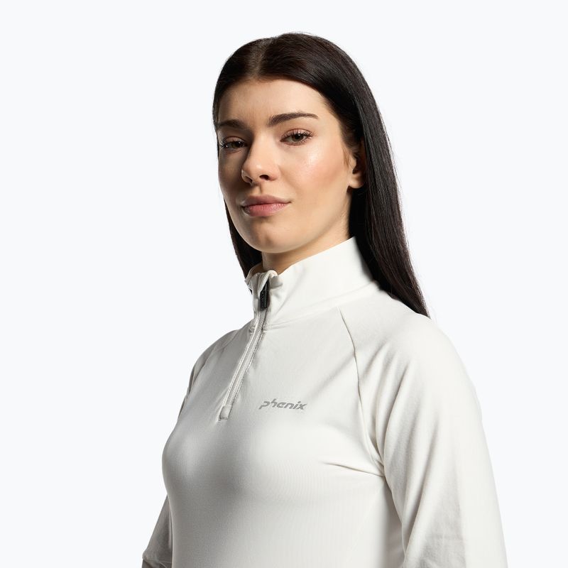 Bluza damska Phenix Twinpeaks 1/2 Zip white 4