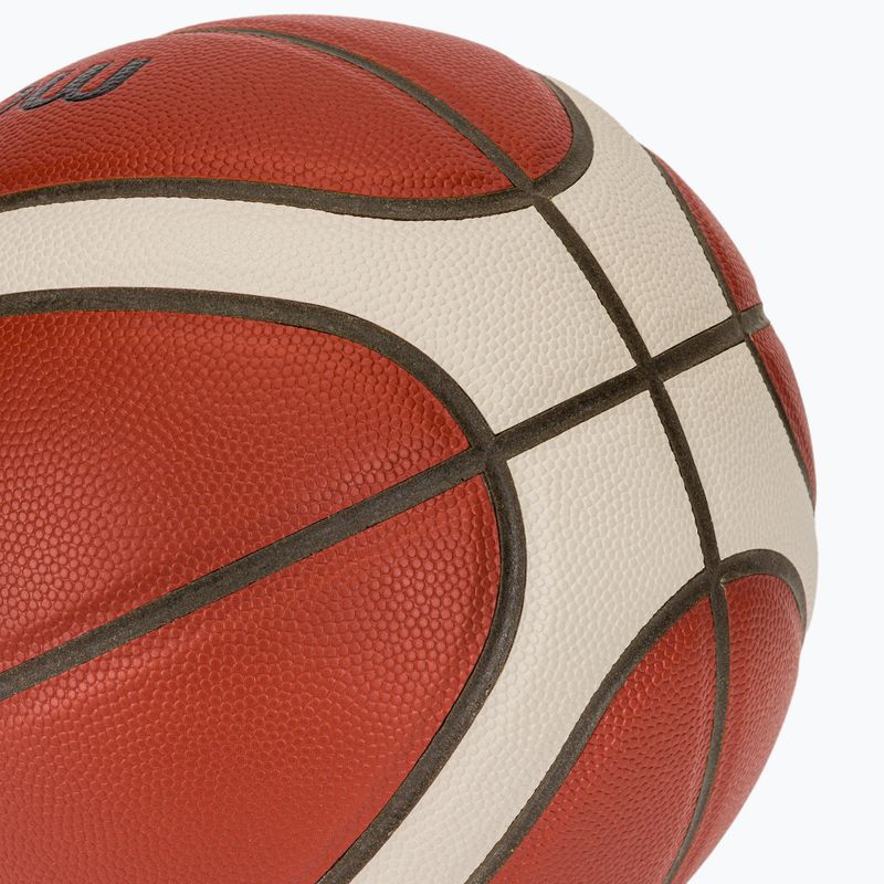 Piłka do koszykówki Molten B6G4550 FIBA brown rozmiar 6 4