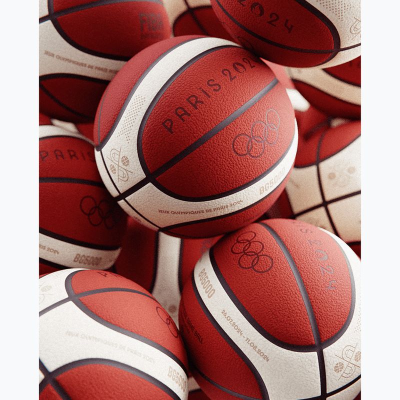 Piłka do koszykówki Molten B7G5000-S4F FIBA brown rozmiar 7 4
