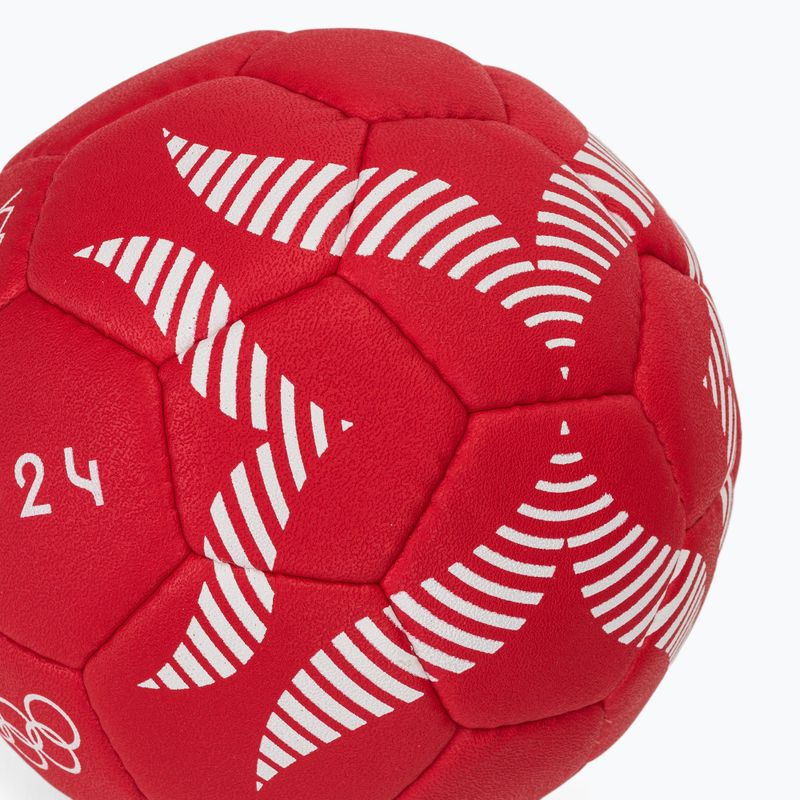 Piłka do piłki ręcznej Molten H3A5000-S4F IHF OFFICIAL BALL PARIS 2024 red rozmiar 3 4
