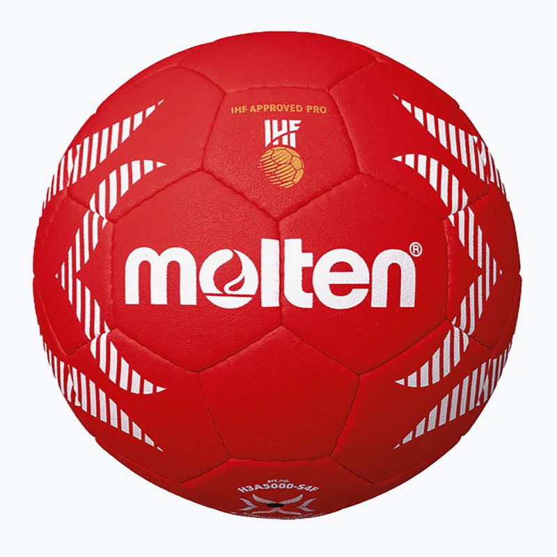Piłka do piłki ręcznej Molten H2A5000-S4F IHF OFFICIAL BALL PARIS 2024 red rozmiar 2 2