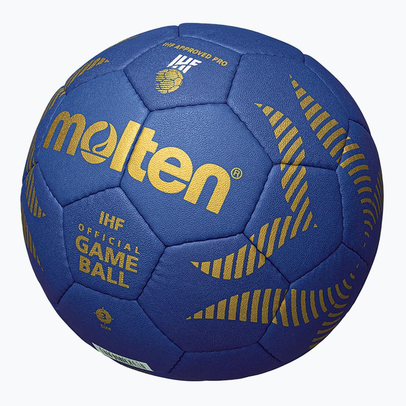 Piłka do piłki ręcznej Molten H2A5000-B IHF OFFICIAL BALL blue rozmiar 2 5