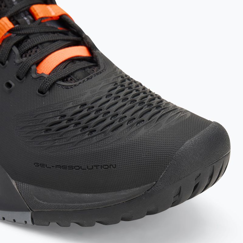 Buty do tenisa męskie ASICS Gel-Resolution X black/ shocking orange 7